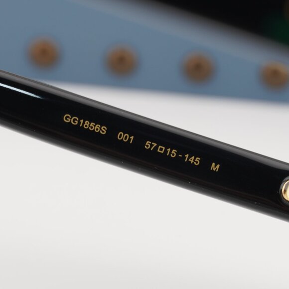 Gucci GG1856S 001 Aviator Sunglasses – Black/Grey - Picture 8 of 11